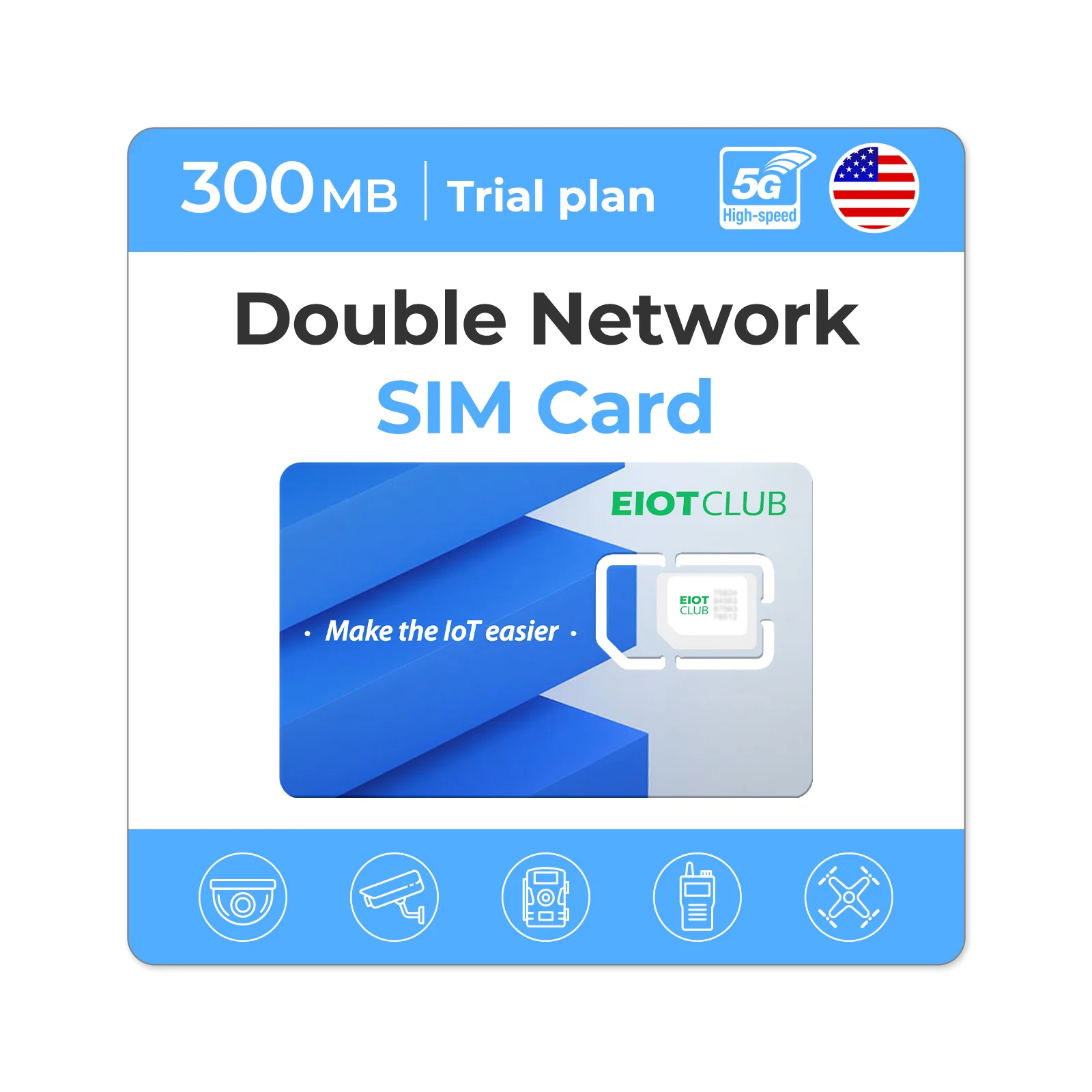 Eiotclub  USA 5G LTE Cellular Data Prepaid SIM Card - Stay Connected Anywhere with Supported AT&T  and T-mobile - Image 7
