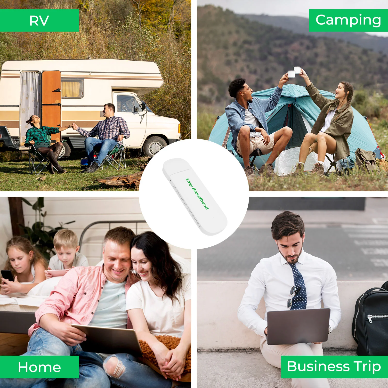 EIOTCLUB 4G LTE USB WiFi 6 Dongle - Portable Mobile Hotspot, 150Mbps High-Speed Portable WiFi with Pre-Installed SIM & No-Contract Data Plans, Support 10 Devices, for Travel, Car, Business, US Only - Image 6