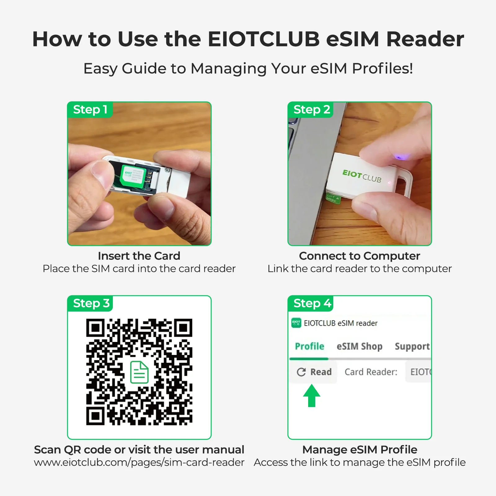 EIOTCLUB eSIM Card & Reader Bundle - Physical eSIM Card for Unlocked Android/iPhone/Router, Unlimited Downloads, Global Travel (USA/Europe/200+ Countries), Windows & macOS Support - Image 5