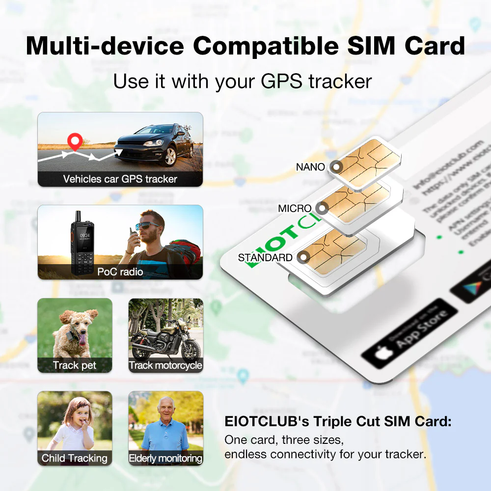 Eiotclub GPS Tracker SIM Card-Customizable Data Plans for Effortless Asset Tracking - Image 3