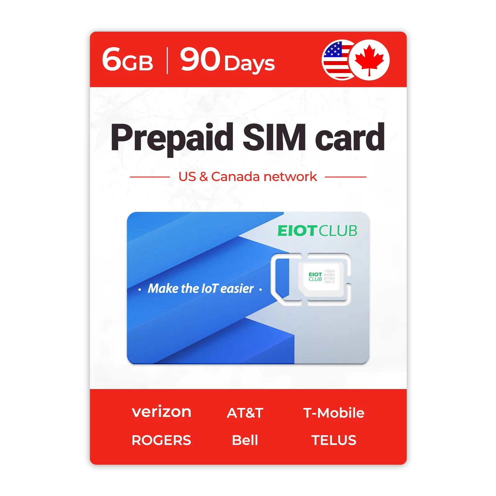 Eiotclub US & Canada Prepaid SIM Card - Image 8